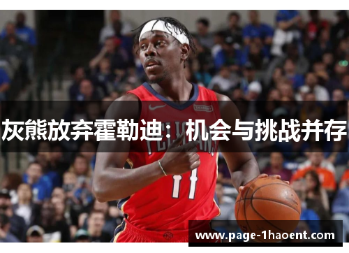 灰熊放弃霍勒迪：机会与挑战并存